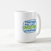 Creatief overdenken koffiemok (Voorkant rechts)