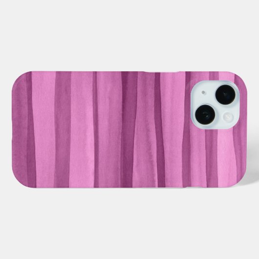 Creatief Paarse Waterverf Patroon Abstract Case-Mate iPhone Case (Achterkant (horizontaal))