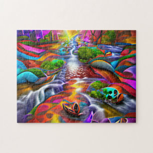 Creatief patroonpuzzel legpuzzel