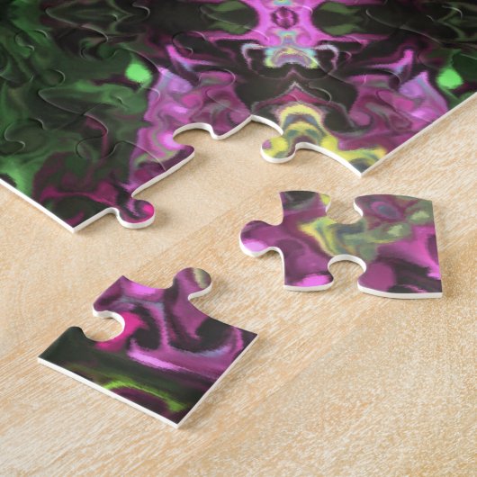 Creatief patroonpuzzel legpuzzel (Zijkant)