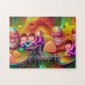 Creatief patroonpuzzel legpuzzel (Horizontaal)