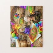 Creatief patroonpuzzel legpuzzel (Verticaal)