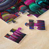 Creatief patroonpuzzel legpuzzel (Zijkant)