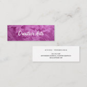 Creatief | Penseelstreken | Artiest Mini Visitekaartje (Voorkant / Achterkant)