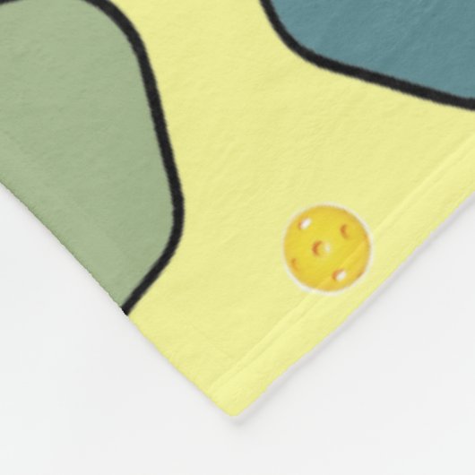 Creatief Pickleball Fleece Deken (Hoek)