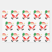 Creatief Pickleball Kerstmis vakantie cadeau Inpakpapier Vel (Voorkant 2)