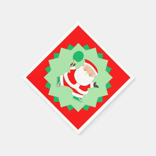 Creatief Ping-Pong kerstfeest Servet (Hoek)