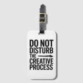 Creatief Proces Typografie Ontwerp Bagagelabel (Voorkant (verticaal))