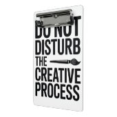Creatief Proces Typografie Ontwerp Mini Klembord (Angled2)
