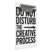 Creatief Proces Typografie Ontwerp Mini Klembord (Schuin)