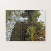 Creatief rivierwater schilderachtig foto puzzel (Horizontaal)