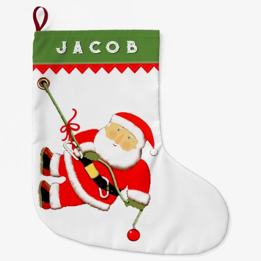 Creatief Rotsklimmen Grote Kerstsok (Voorkant)