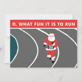 Creatief Running Christmas Feestdagenkaart