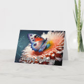 Creatief rusten vlinder illustratie ontwerp kaart (Voorkant)