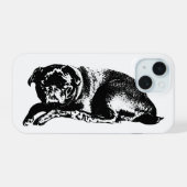 Creatief Schild, Slanke Beveiliging iPhone 15 Case (Achterkant horizontaal)