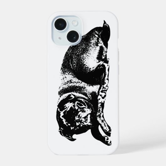 Creatief Schild, Slanke Beveiliging iPhone 15 Case (Achterkant)