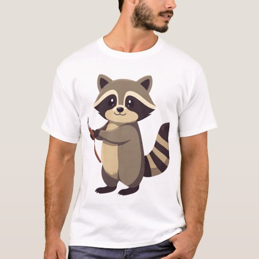 Creatief Schilderskwast Sticker T-Shirt Ontwerp (Voorkant)
