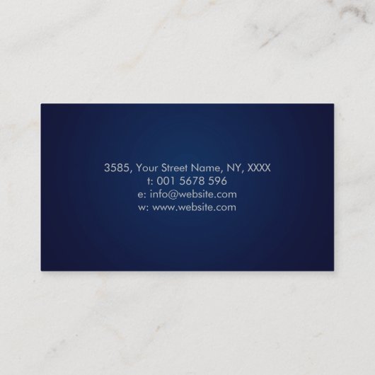 Creatief schrijven - Fountain Ink Pen Butterfly Visitekaartje (Achterkant)