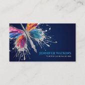 Creatief schrijven - Fountain Ink Pen Butterfly Visitekaartje (Voorkant)