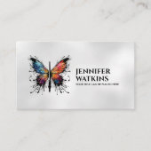 Creatief schrijven - Fountain Ink Pen Butterfly Visitekaartje (Voorkant)