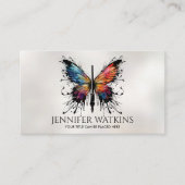 Creatief schrijven - Fountain Ink Pen Butterfly Visitekaartje (Voorkant)