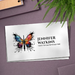Creatief schrijven - Fountain Ink Pen Butterfly Visitekaartje