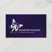 Creatief schrijven - Fountain Ink Pen Butterfly Visitekaartje (Voorkant)