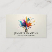 Creatief schrijven - Fountain Ink Pen Visitekaartje (Voorkant)