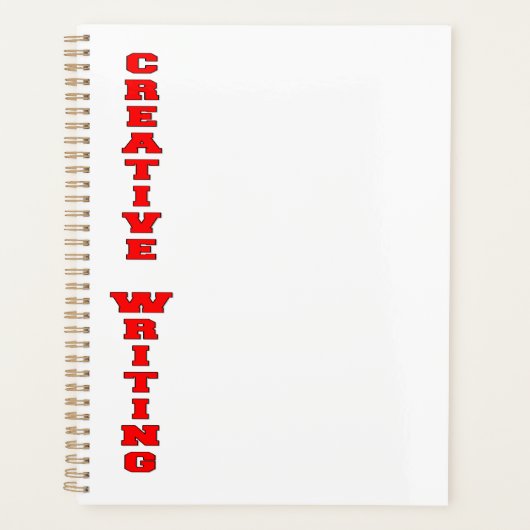Creatief schrijven planner (Voorkant)