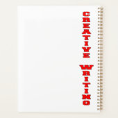 Creatief schrijven planner (Achterkant)