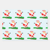 Creatief Snowboarden Kerstvakantie cadeau Inpakpapier Vel (Voorkant 2)