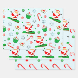 Creatief Snowboarden Kerstvakantie cadeau Inpakpapier Vel