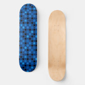 Creatief stijlvol blauw Star-patroon Persoonlijk Skateboard (Voorkant)