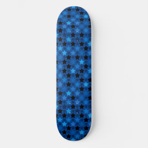 Creatief stijlvol blauw Star-patroon Persoonlijk Skateboard