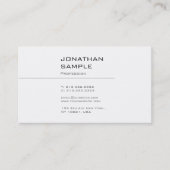 Creatief stijlvol grafisch ontwerp, professioneel  visitekaartje (Voorkant)