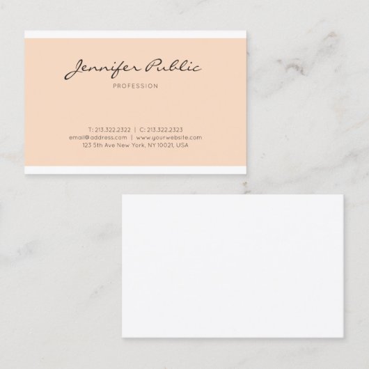 Creatief stijlvol grafisch ontwerp, professioneel  visitekaartje (Voorkant / Achterkant)