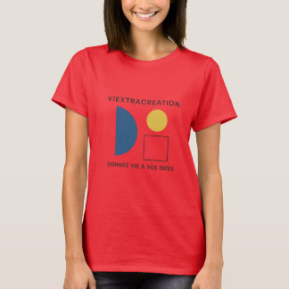 Creatief T-shirt met inspiratie: "Breng je ideeën 
