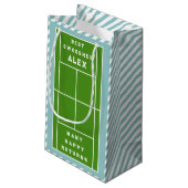 Creatief Tennis Verjaardag Klein Cadeauzakje (Achterkant Gekanteld)