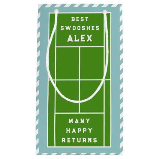 Creatief Tennis Verjaardag Klein Cadeauzakje (Voorkant)