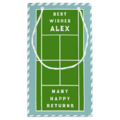 Creatief Tennis Verjaardag Klein Cadeauzakje (Achterkant)