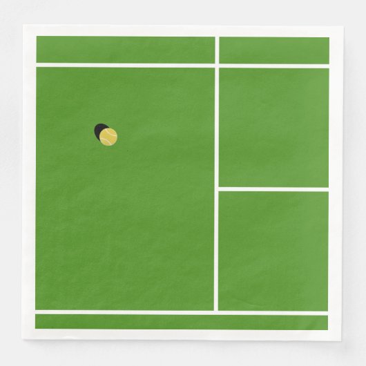 Creatief Tennisfeest Servet (Voorkant)