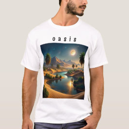 Creatief t'shirt ontwerp voor oase uitzicht t-shirt