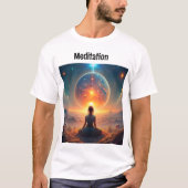 Creatief t'shirt voor meditatieliefhebbers t-shirt (Voorkant)