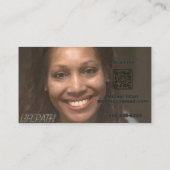 Creatief, uniek Visitekaartje ontwerp (Achterkant)