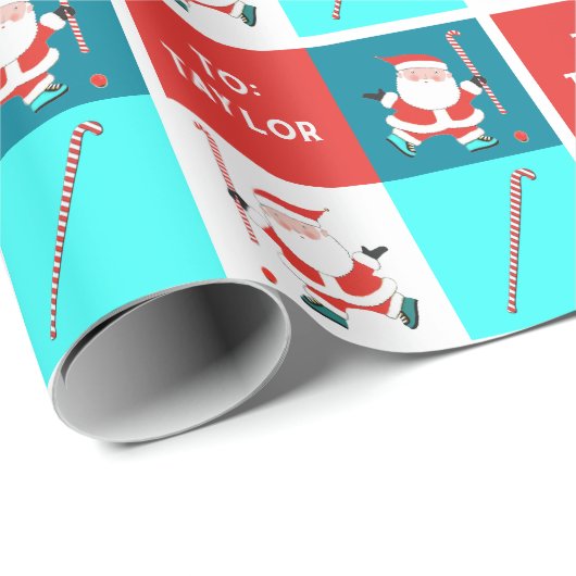 Creatief Veldhockey Kerstcadeau Cadeaupapier (Rol Hoek)