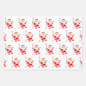 Creatief Veldhockey Kerstcadeau Inpakpapier Vel (Voorkant 3)