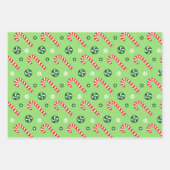 Creatief Veldhockey Kerstcadeau Inpakpapier Vel (Voorkant 2)