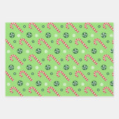 Creatief Veldhockey Kerstcadeau Inpakpapier Vel (Voorkant 2)