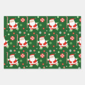 Creatief Veldhockey Kerstcadeau Inpakpapier Vel (Voorkant)