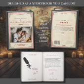 Creatief Verhalenboek Foto Echten Man Valentijnsda Kaart